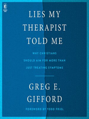 Lies My Therapist Told Me - Audiobook
